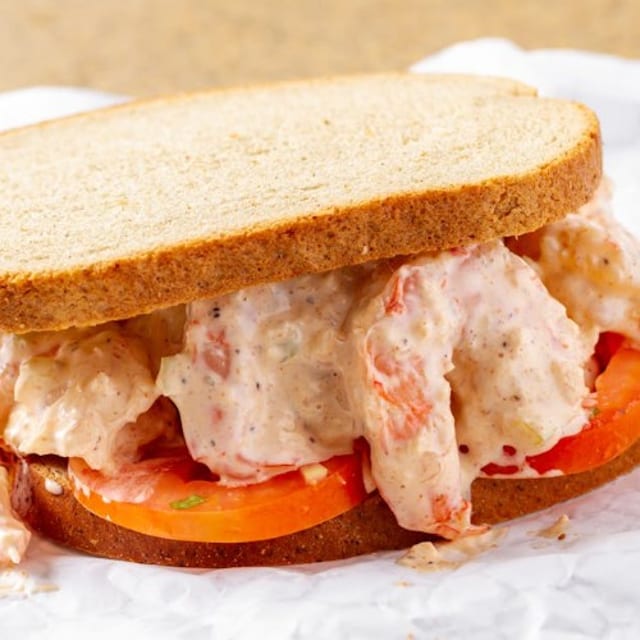 Shrimp Salad Sandwich.