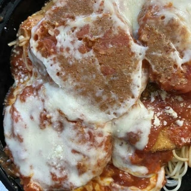 Eggplant Parmesan Pasta.