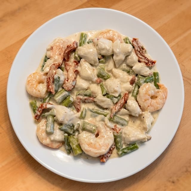 Shrimp & Crab Penne.