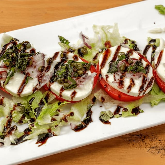 Mozzarella Caprese.