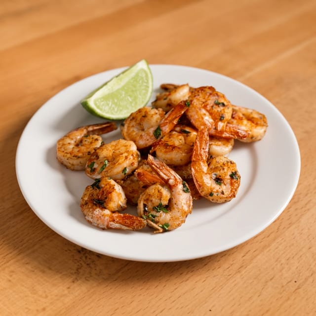 Steamed Shrimp.