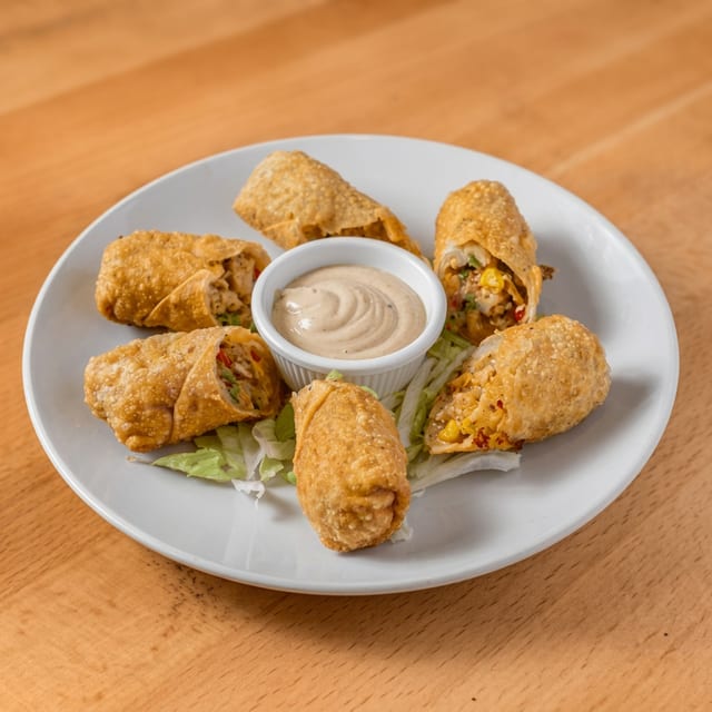 Chicken Egg Rolls.