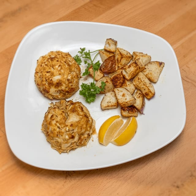 Single Crab Cake.