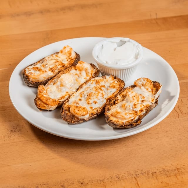 Seafood Potato Skins.