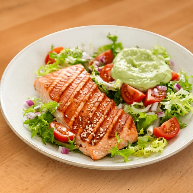 Grilled Salmon.