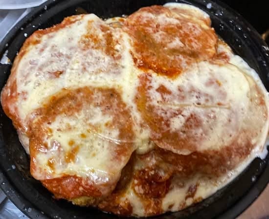Eggplant Parmesan Sub.